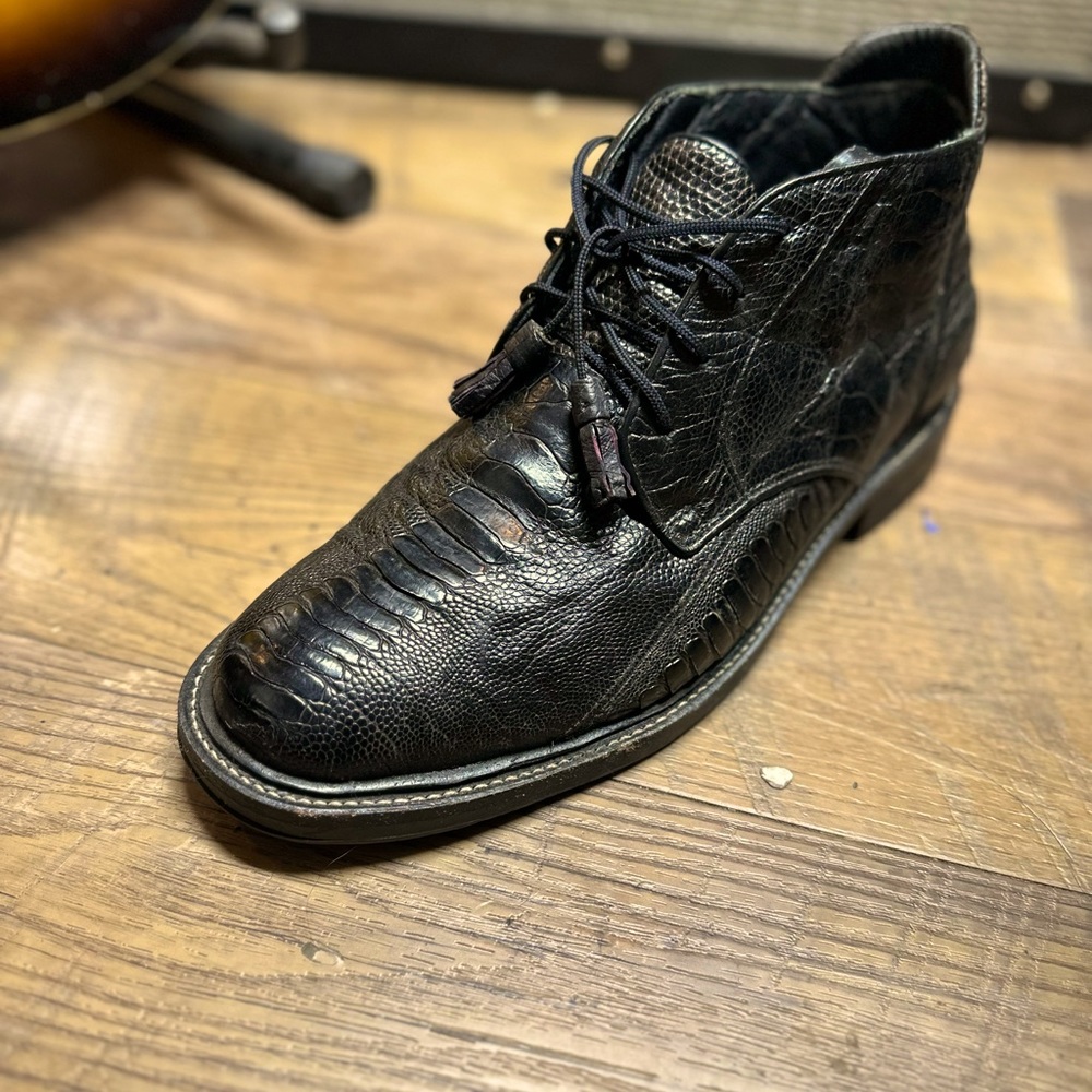 Ostrich leg shoes sz12
